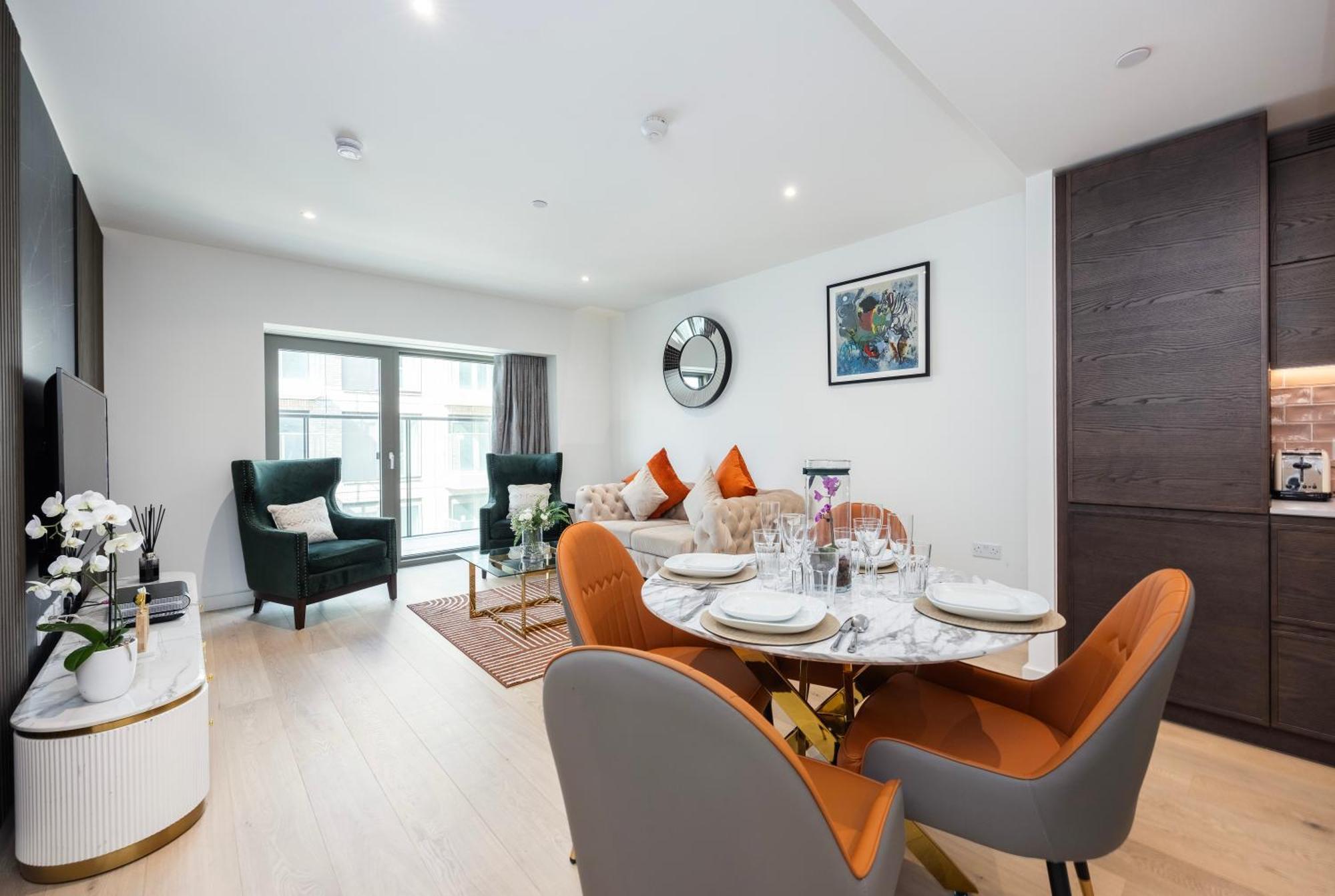 Austin David Apartments Royal Wharf London Bagian luar foto